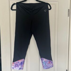 Black and Purple Leggings